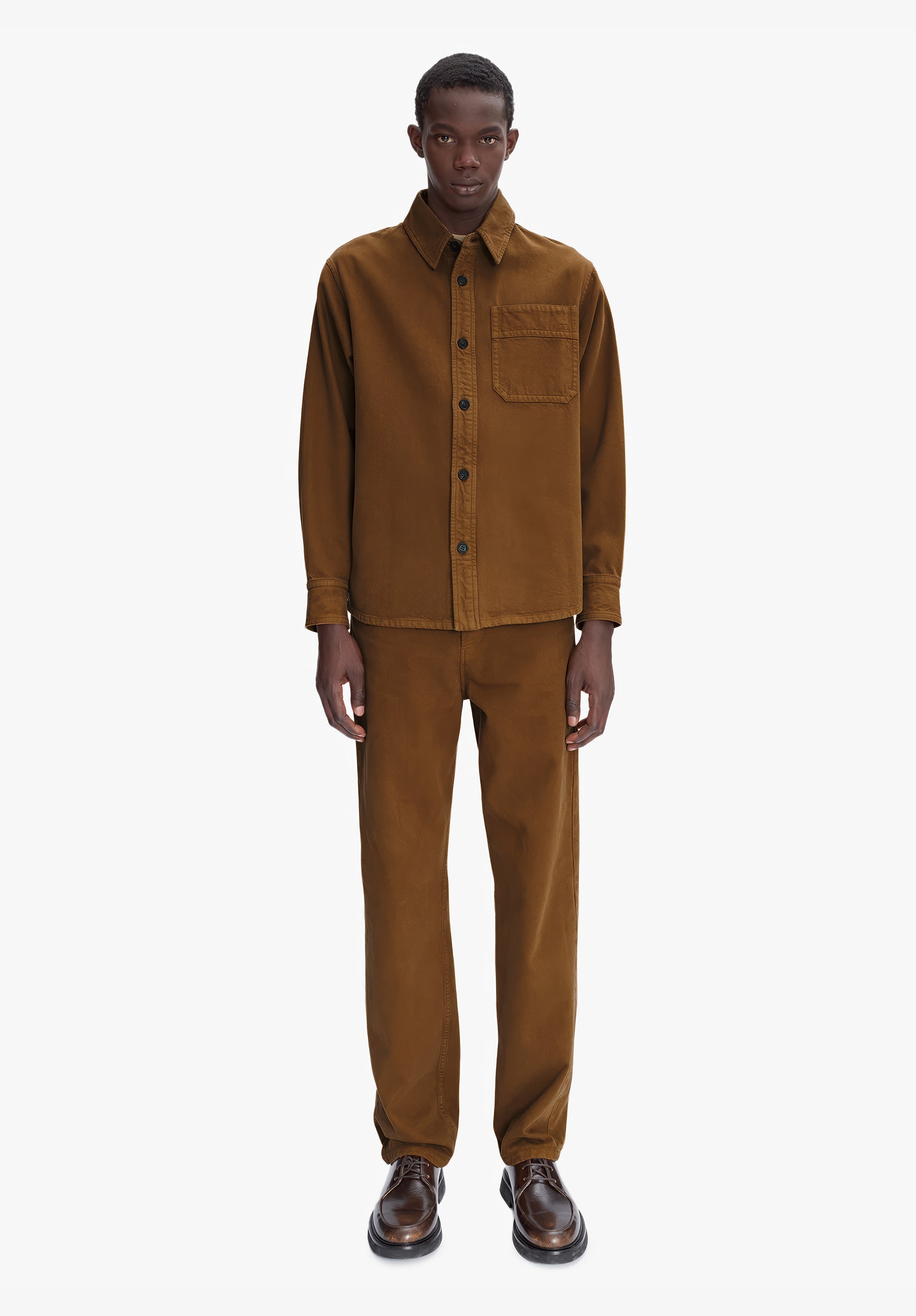 Basile Brodée Poitrine overshirt - 4
